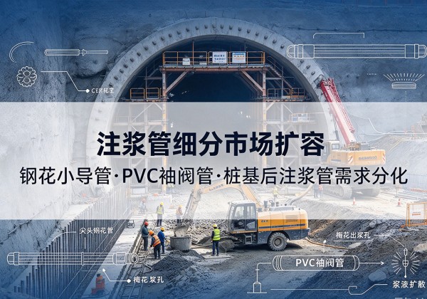 瓯海注浆管细分市场扩容，隧道钢花小导管、PVC 袖阀管、桩基后注浆管需求分化